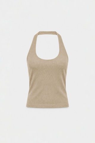Suud Collection Taş Tara Halter Top