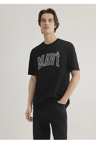 Mavi Logo Erkek T-shirt M0611711-900-24456 Siyah