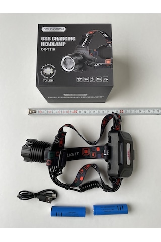 Gold Orion En Güçlü En Üst Teknoloji Kafa Feneri Siyah