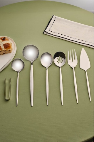 Karaca Orion 7 Parça Platin Servis Seti Kutulu