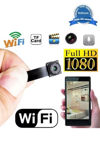 Mini Güvenlik Wifi Kamera Bataryalı