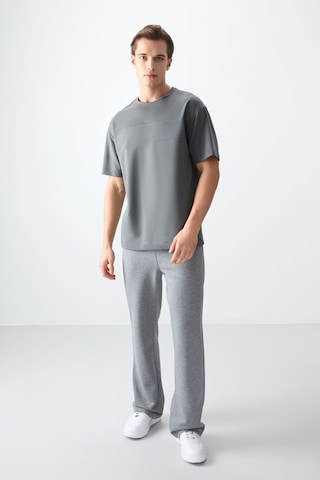 Air Jones Tommy Life Haki Pamuklu Kalın Yumuşak Dokulu Oversize Fit Basic Erkek T-shirt - 88378 Haki