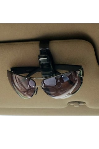 Point Araç Içi Gözlük Tutucu Oto Gözlük Tutacağı Klipsli Güneşliğe Takılan Kartvizit Tutucu