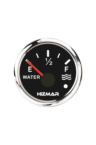 Hızmar Marka Su Seviye Göstergesi Siyah - Karavan & Tekne