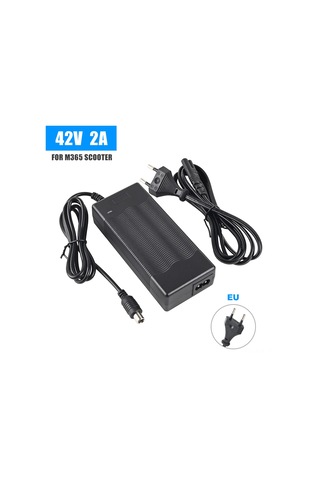 Xindoker Elektrikli Kaykay Şarj Cihazı 42v 2a M365 Modeli Avrupa Standartı Plastik Giriş 100-240v