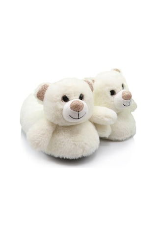 Twigy Aa0648 Tw Bear Kadın Hayvanlı Panduf Beyaz 36-41 Beyaz
