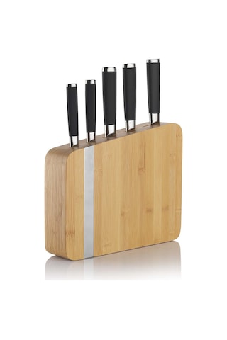 Schafer Solıde 6 Parça Kahverengi Bıçak Seti