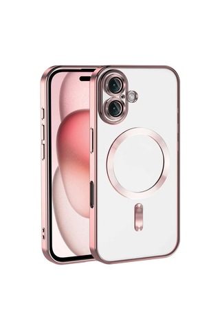 Apple Apple iPhone Uyumlu 17 Kross Magneticsafe Kapak - Rose