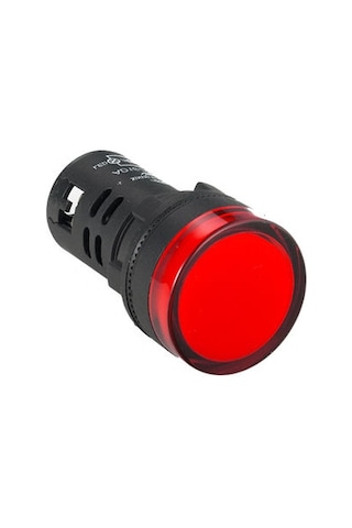 KIRMIZI LED SİNYAL LAMBASI - 22MM - 220V AC KIRMIZI LED SİNYAL LAMBASI - 22MM - 220V AC