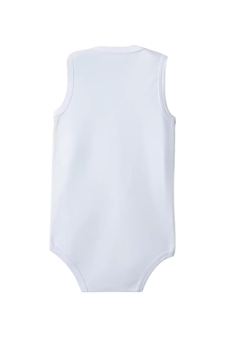 Gaye Bebe Beyaz Askılı Body Zıbın 2-7 Yaş Çocuklar İçin 1 Adet Alttan Çıtçıtlı Özel Gereksinimli Çok Renkli
