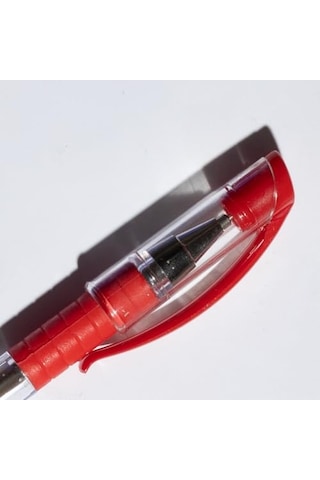 Ayrex İğne Uç Tükenmez Kalem Seti, 10'lu, Kırmızı, 0.7 Mm, Rahat Yazım, Ergonomik Tutuş Genel