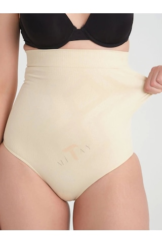 Genculus Toparlayıcı Doğum Sonrası Korse Altı Slip Korse Yüksek Bel