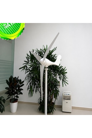 300w 24v Rüzgar Türbini 6 Kanat + Şarz Kontrol Cihazı