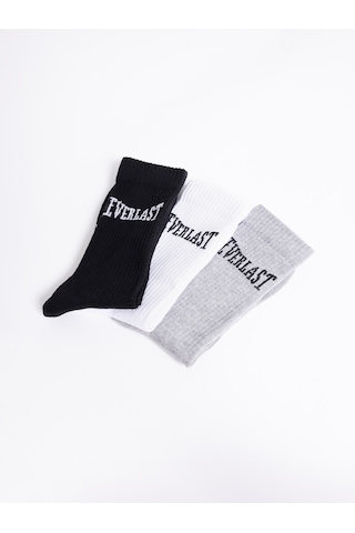 Everlast Classics 3'lü Karma Çorap Gri Melanj