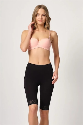 E-bulurum Siyah Mı 3004 Soft Uzun Paça Dantel Boxer