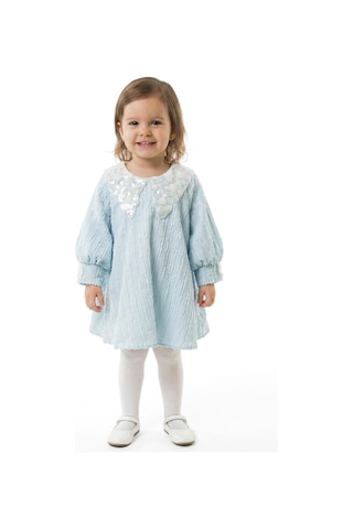 Xo Kids Kız Çocuk Elbise 9-24 Ay 512 MAvi