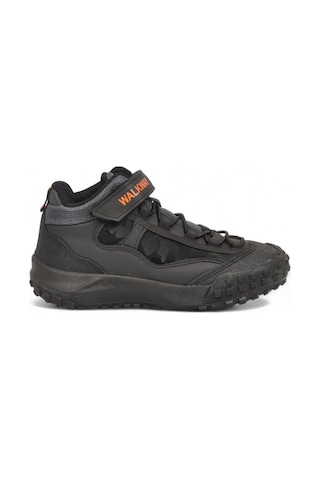 Walkway Füme-turuncu Cırt Bantlı Kauçuk Tabanlı Erkek Çocuk Sneaker Bot Nexo 2280