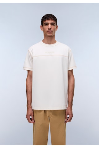 Napapijri S-umbra Ss Erkek T-shirt-31970 Beyaz