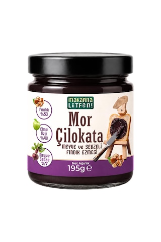 Makarna Lütfen! Mor Çilokata Antosiyoninli Fındık Kreması-195 Gram
