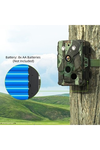 Dancemonkey Yaban Hayatı İz Kamerası 32mp 1080p Kızılötesi Ip66 Su Geçirmez Avcılık Kamera Çok Renkli