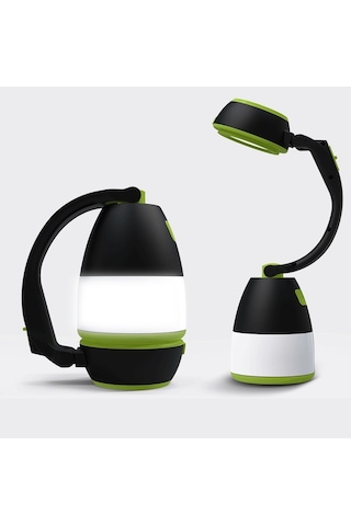 Klaus Şarjlı Kamp Işığı 6w 300lum. 3000mah Ke47702 Siyah - Beyaz