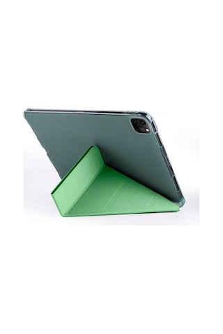 Case 4u Apple Apple iPad Pro 2020 2.nesil Kılıf Tri Folding Smart With Pen Standlı Kapak - 11 İnç Bant