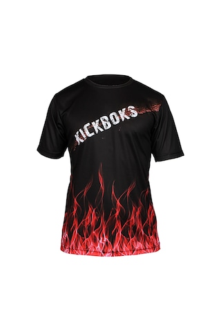 Dosmai Dijital Baskılı Kick Boks Spor T-shirt Kırmızı Kbt083