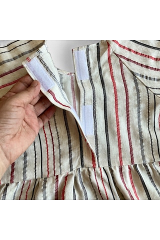Bebe Çocuk Oversize Tulum Kırmızı Melanj