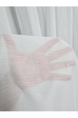 Vakkorama Mat Kumaşlı Kalın Tül Perde Ekru 1 E 2,5 Pileli Et4030mat