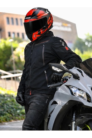 Ls2 Rapıd 2 Cromo Mat Siyah-kırmızı Kask Çok Renkli