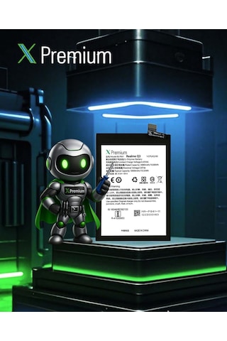 Xpremium Oppo Realme Q3 Uyumlu Batarya Pil Süper Yüksek Kalite 5000 Mah Blp841