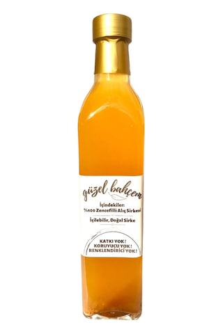 Güzel Bahçem Zencefilli Alıç Sirkesi 500 ML