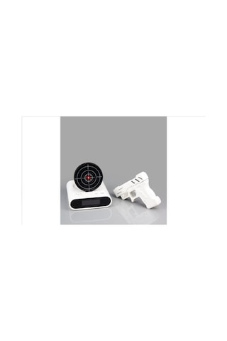 Uzaktan Tabancalı Alarm Saat Lcd Ekran Gun Alarm Clock