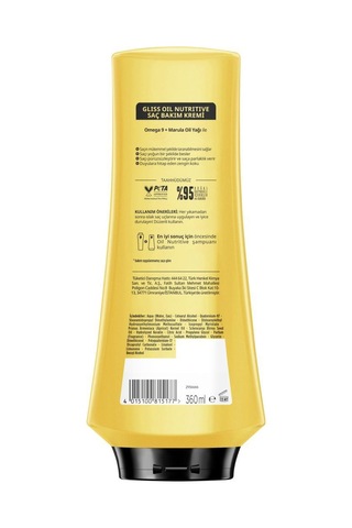 Gliss Oil Nutritive Saç Kremi 360 ML