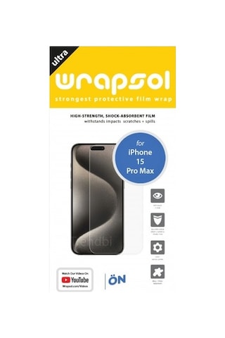 Apple iPhone 15 Pro Max Uyumlu Ekran Koruyucu Poliüretan Film