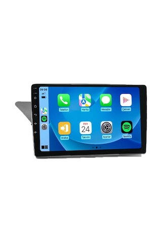 Maitech 4gb Ram 64gb Hafıza Zl.0202251 Audi A4 2002-2008 Carplay Android Multimedya Teyp 9"