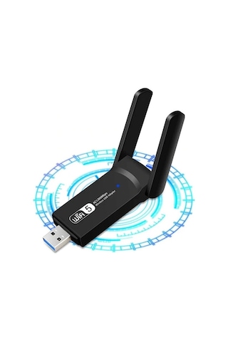 BONJUX AC1300 Mbps Dual Band USB 3.0 Adaptör Kablosuz Wi-Fi 5ghz