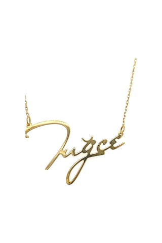 Zümrüt Sarraf 14 Ayar Altın Isimli Bayan Kolye N11.47472