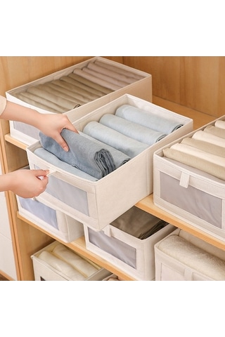 Dancemonkey Cbtx Boyut Xl Şeffaf Pencere Elbise Saklama Kutusu Oxford Kumaş Gardırop Organizatör - Gri 140l