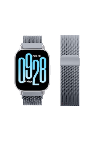 Redmi Watch 5 Active Redmi 5 Lite Uyumlu Kordon Manyetik Milanese Loop Metal Kordon
