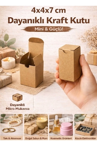 Hediyelik Kutu E Ticaret Kutusu 4 4 7cm 10 Adet