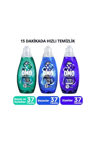 Omo Express Fresh Capcanlı Siyahlar 1480ml X1 Kötü Koku Karşıtı Beyaz Ve Renkliler X1 Ultra Beyaz X1 Diğer