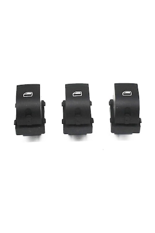 Audi A6 Sol Dörtlü ve Tekli Cam Düğmesi Anahtarı Takım 2005-2011