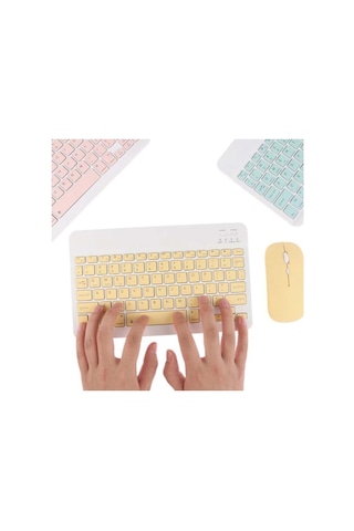 Platoon Pl-388 Bluetooth Kablosuz Klavye Mouse Set Optik