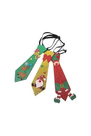 2024 Noel Partisi Kravatı Noel Partisi Aksesuarları Noel Süsleri Noel Kravatı Noel Dekorasyonu Parti İçin Kravat Noel Partisi Kravatı P