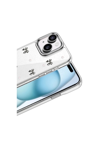 Newface - 980 - Apple iPhone Uyumlu 15 Fiyonk Desenli Kapak - - Glblseme - Desen 8