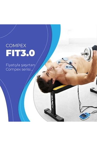 Compex Compex Fit3.0 4kanallı Şarjlı Kas Geliştirme Cihazı