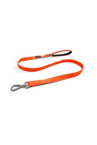 Kedi Köpek Sevk & Gezdirme Kayışı NEON TURUNCU M 130 x 2cm