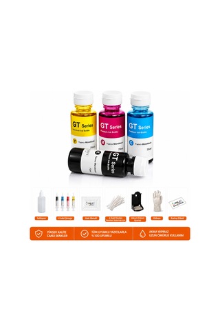 Hp Kartuş Dolum Seti Deskjet 2710 2721 305 Yazıcı 4 Renk Mürekkep