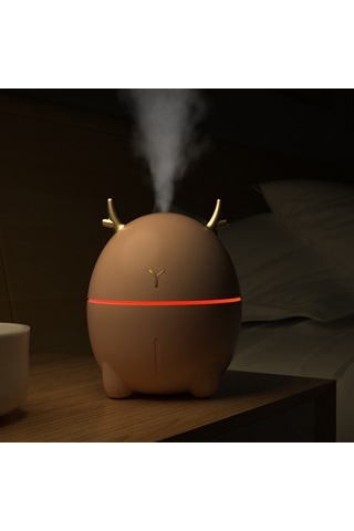 Wezone Ev, Ofis Ve Araç İçin 200ml Mini Nemlendirici - Otomatik Kapatma Fonksiyonu, Nemli Hava Ve Cilt Bakımı - Beyaz